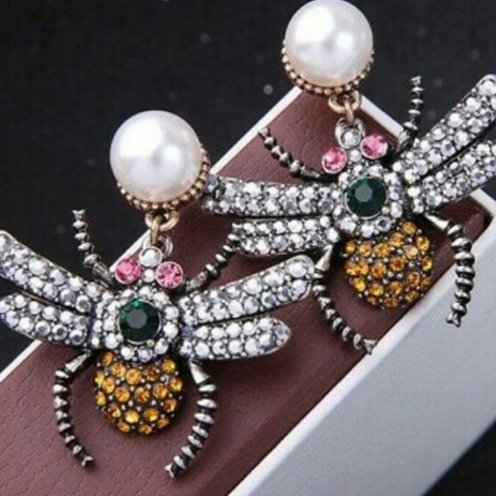 Colorful  Buzzer Bee Earrings